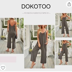 Sleeveless jump suit